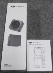 DJI Action 2 Power Combo Action Camera with 4K HDR with Case for vlogs Youtube