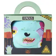 Kreepy Katz - 'Fungus' in Cat Carrier, Soft Toy, Polyester, Aqua, 30cm height, Ages 3+