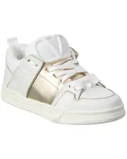 Valentino Open Skate Leather & Mesh Sneaker