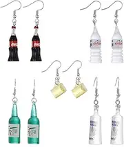 [XolngYYeng] Mixed Unique Funny Resin Dangle Earrings, Personality DIY Handmade Jewelry Ladies Fashion Creative Hook Earrings