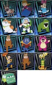 Topps Disney Collect Pop Zone Character Legendary 13 Cards Lot