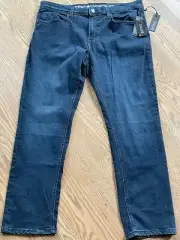 BUFFALO DAVID BITTON EvanX Slim Straight Stretch Blue Denim Jeans NWT 36x32 $109