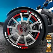RYKER CUSTOM Wording Tire Lettering CREATE YOUR OWN Sticker Fast Shipping