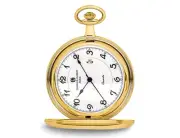 Charles Hubert Yellow Tone Pocket Watch (50mm)