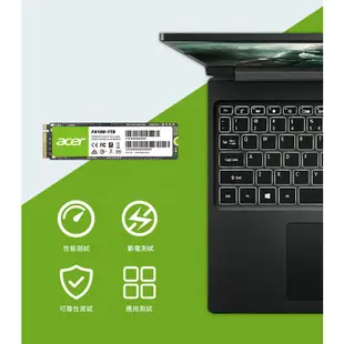 Acer FA100 256GB 512GB 1TB PCIe Gen3 M.2 SSD固態硬碟