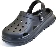 [LHXYUO] Women's Thick Sole Platform Clogs, Ultra Lightweight Garden Shoes for Girls, Summer Sandals Slip Resilient Arch Support Comfy Waterproof Casual Slip-on Foot Massage Pellets Slides Outdoor Beach