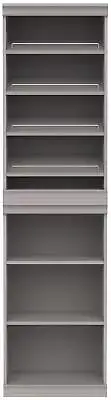 ClosetMaid MS-2116-7S Modular Storage 21"W 7 Shelf Laminate - Smoky Taupe