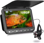 7'' Underwater Fishing Camera - [Upgrade HD 1080P] Ice Fishing Camera Underwater