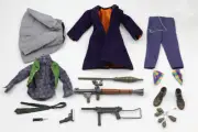 1:6 Joker Purple Coat Clothes Weapon F 12" Male HT Action Figure Body Body Dolls