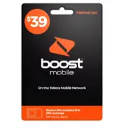 Boost Mobile $39 Prepaid SIM Card