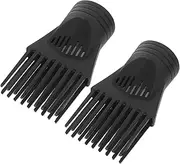 Hair Dryer Comb Nozzle 2 Pcs Set Blow Dryer Brush Attachment Heat Distribution Comb