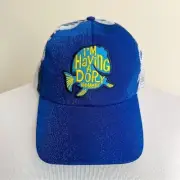 Pixar Finding Nemo Womens SnapBack Hat Dory Blue Disneyland Disney World Parks