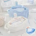 Cartoon Stationery Storage Bag Patchwork Makeup Lipstick Bag Kid