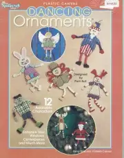 DANCING ORNAMENTS plastic canvas PATTERN BOOK (#1058)