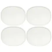 Corningware F-12-PC 1.5qt Oval French White Plastic Lid 4PK for Baking Dish