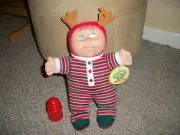 CABBAGE PATCH KIDS HOLIDAY CPK Reindeer Blonde 2007 Wal-Mart Exclusive