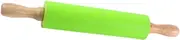Zerodeko Silicone Rolling Pin with Handle Convenient Dough Roller for Pastries Cookies and Dumplings Kitchen Gadget for Home Baking Safe and Design