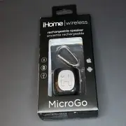 iHome MicroGo Miniature Portable Speaker NEW IN BOX *RARE*