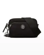 Tory Burch Mini Recycled Nylon Camera Crossbody Bag