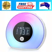 Wake up Light Bluetooth Speaker, Table Lamp Alarm Clock, Night Light Bluetooth S
