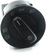Car Headlight Knob Compatible with Seat for MII KF1 2011 2012 2013 2014 2015 2016 Car Headlight Switch with Fog Lamp Switch Car Headlight 6R0941531E(color1)