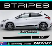 AM Side DOOR STRIPES Fit HYUNDAI i30 2013-2016 decals stickers hatch