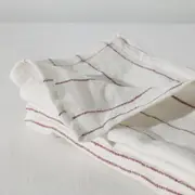 Rose Stripe - 100% French Flax Linen Napkins