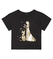 [Givenchy Kids] Givenchy Kids x Disney® Frozen printed cotton T-shirt Y 14 black
