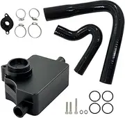 Aluminum Engine Crankcase Oil Separator PCV CCV Assembly 6.7L Powerstroke Diesel Fit for 2011-2024 Ford F250 F350 F450 Super Duty Vent Valve Engine Crankcase Replacement FC3Z-6A785-F PC3Z6A785A