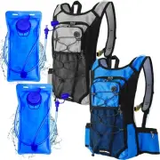 Cunno 2 Pieces Insulated Hydration Backpack Water Backpack Hiking Backpack wi...