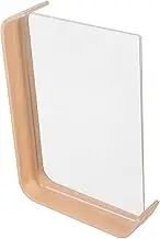 HIAKDOFT Double Sided Shaped Acrylic Photo Frame with Base Clear Floating Picture Display Stand for Weddings Home Office Table Decor Scratch Resistant and Stylish Design