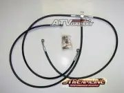 STREAMLINE FRONT BRAKE LINES LINE KIT UTV BLACK POLARIS RZR 900XP / XP 900 4