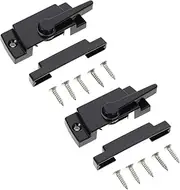OSALADI 2 Sets Door and Window Crescent Lock Anti- Locks Zinc Alloy Sash Locks Hung Window Latch Locks Sliding Window Security Locks Sliding Window Sash Locks Security Sash Locks
