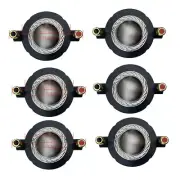6Pcs 34MM Titanium Replacement Diaphragms For PA Audio Speaker Driver Tweeter