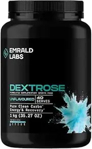Dextrose Powder Emrald Labs | Pure Carbohydrate Source | Energy & Recovery | 1kg