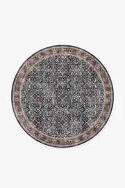 185' Round | Machine Washable Runner Rug | Kid & Pet Friendly | Indoor Rug | Celestine Sapphire Rug | Ruggable