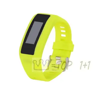 shell++Garmin 佳明 vivosmart HR 表帶 腕帶 運動錶帶 一體表帶 矽膠 防水 替換帶 純色 舒適