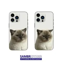 在飛比找ETMall東森購物網優惠-貓貓SAM軟X可愛透明手機殼蘋果