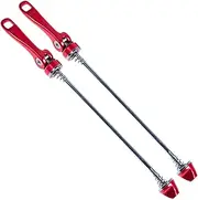 Wheel Hub Skewers for Bike - 1 Pair Quick Release Bolt Lever Axle | Precision Engineered, Smooth Operating, Cycling Maintenance Supplies for Mountain Road