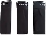 [Banana Republic Factory] Banana Republic Mens Organic Cotton Blend Elastic Waistband 3 Pack Boxers Briefs,
