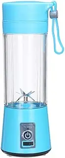Portable Electric Fruit Juicer Home USB Rechargeable Smoothie Maker Blenders Machine Sports Bottle Juicing Cup 380ml 4/6 Blades