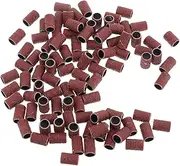 LIFKOME 100 Pcs 80 Nail Sanding Bands for Professional Manicures and Pedicures Easy Replacement Sanding Tools for Natural and Artificial Nails
