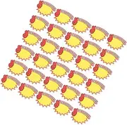 TEHAUX 200pcs Blank Labels for Retail Stores Eye Catching Tags Conveniently Write Prices Card Paper for Supermarket Advertising