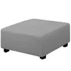 Stretch Square Ottoman Cover 40x40x15 inch Folding Storage Stool Furniture Pr...
