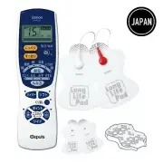 OMRON Elepuls Low Frequency Therapy Device HV-F128 & Long Life Pad Japan New