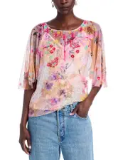 Johnny Was Valentina Mesh Top
