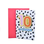 Hallmark Birthday Card - Age 10
