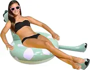 Pool Floats - Inflatable Pool Toys Float | Inflatable Pools Float | Pools Ring for Water Floating Fun | Fun Portable Colorful Comfortable Water Raft for Women Men Beach Backyard River Relaxation