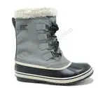Sorel Womens Snow Boots Winter Carnival WP Size 8 Quarry Black Waterproof NWB