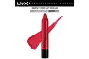 Nyx Simply Red Lip Cream #Sr03 Candy Apple Bold Creamy Red